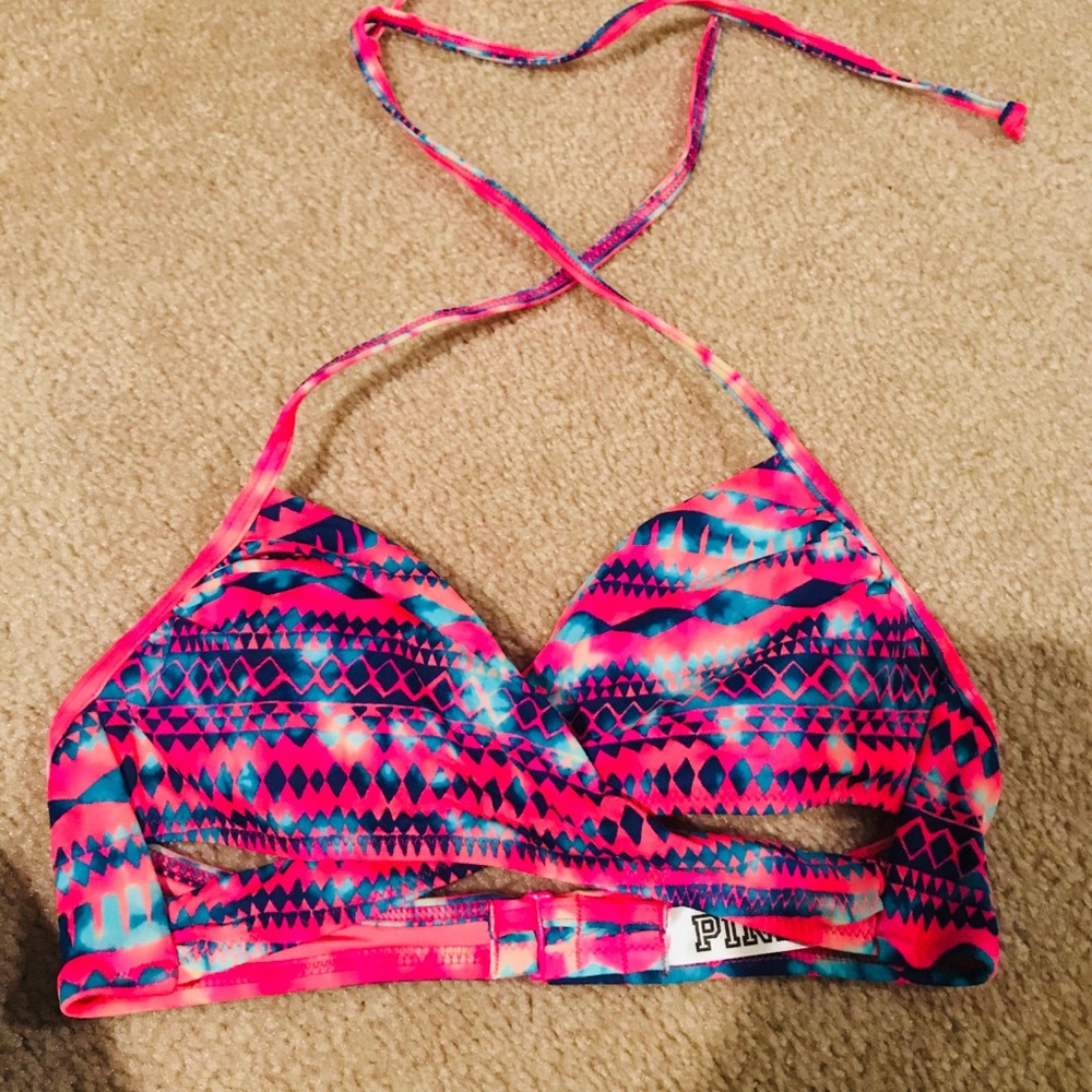 Victoria Secret Pink Bikini Top XS New no tags